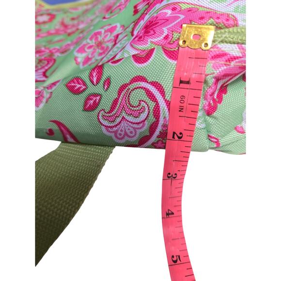 Green and pink picnic bag - Picture 6 of 9